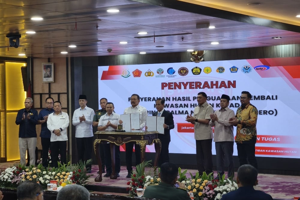 Satgas PKH Kuasai 3,4 Juta Ha Lahan, Jaksa Agung : 1,5 Juta Dititipkan ke Agrinas