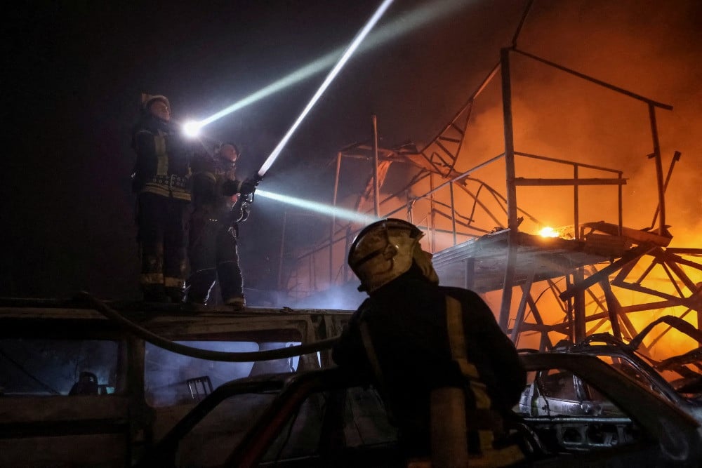 Rusia Luncurkan Serangan Udara ke Ukraina Semalam, 5 Orang Tewas